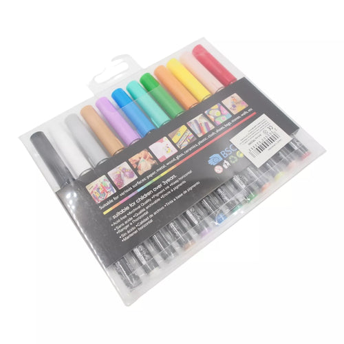 Akriliniai skysti teptukų tipo markeriai