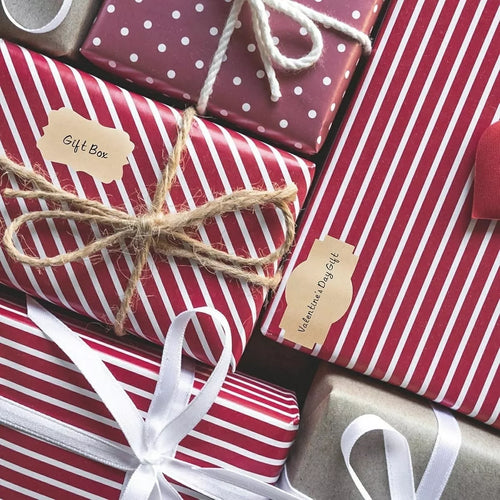 300 vnt. kraft popieriaus lipnių etikečių/lipdukų rinkinys