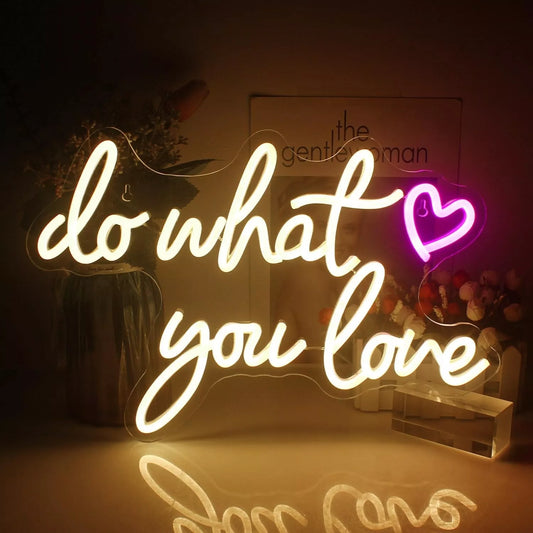 Dekoracinis šviestuvas "Do What You Love"