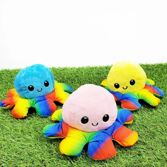 Dvipusis aštuonkojis "Octopus-Rainbow" - Mėlyna/rožinė