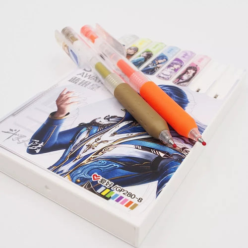 Geliniai rašikliai, 8 vnt.