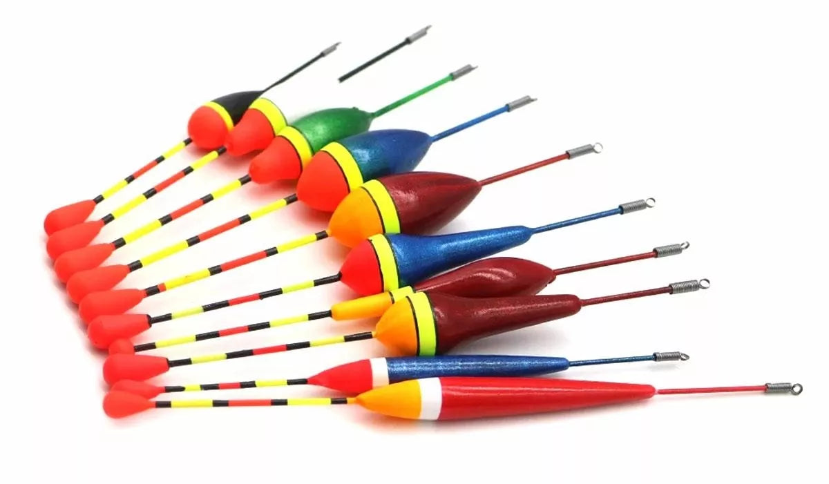 Įvairaus svorio plūdžių rinkinys