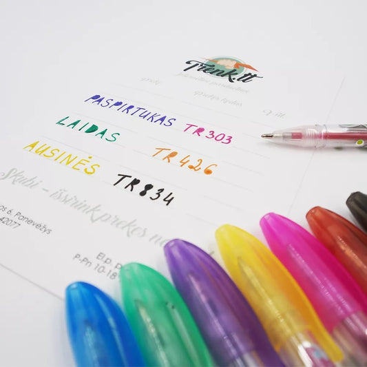 Kvepiantys Geliniai Rašikliai