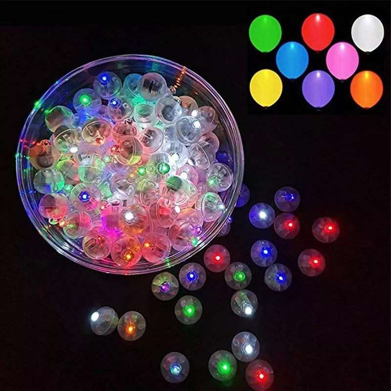 LED balionų lemputės - MIX spalvota