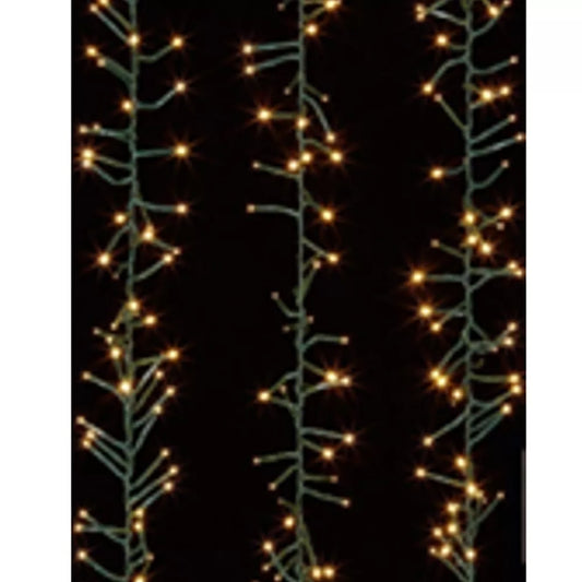 LED girlianda 400 LED, 4 m, šiltai balta