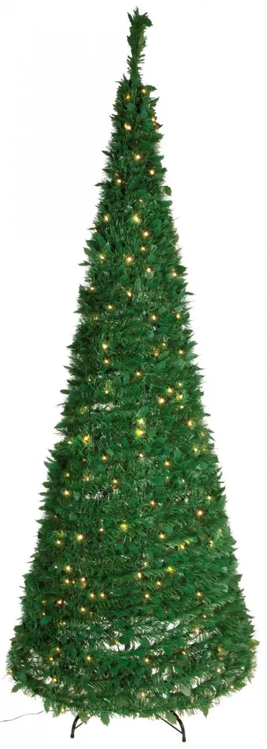 LED išskleidžiama eglutė 250 CM.