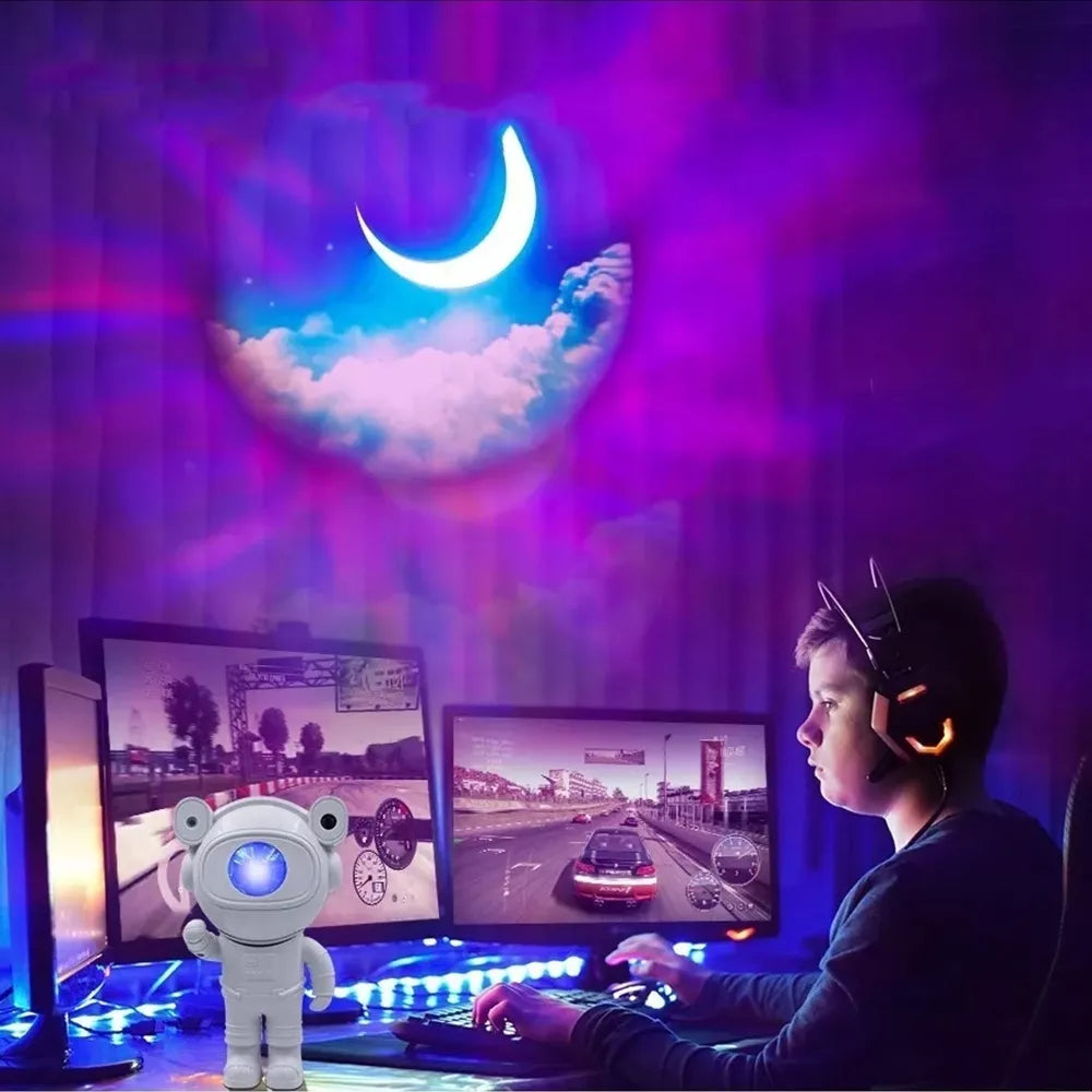 LED Projektorius su kolonėle ASTRONAUTAS