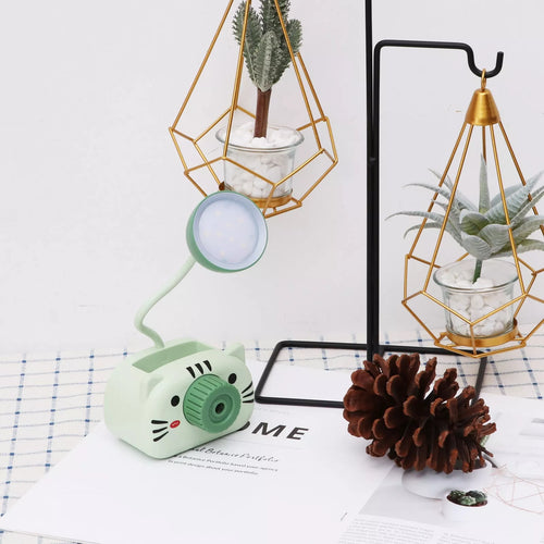 LED šviestuvas su drožtuku - Mėlyna