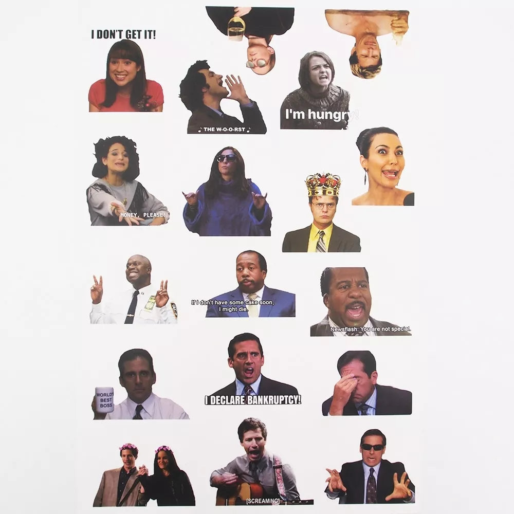 Lipdukų rinkinys "Office"