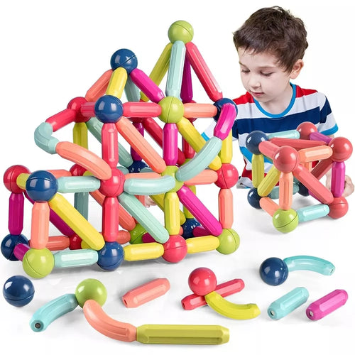 Magnetinis konstruktorius, 64 vnt.