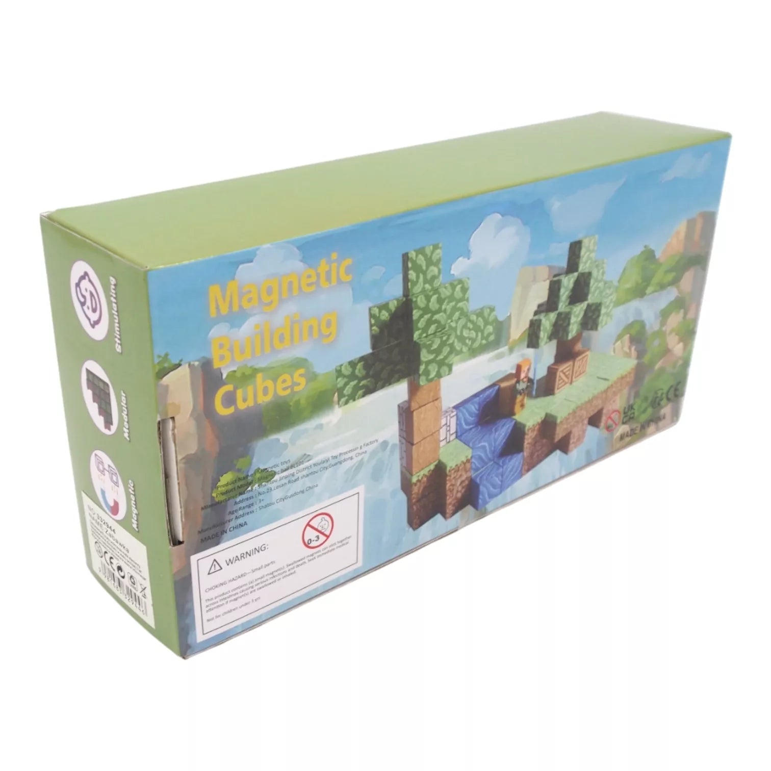 Magnetinių kubelių rinkinis, 100 kubelių GX332944