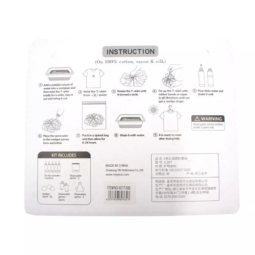 Marškinėlių dažymo rinkinys ‘Tie Dye’ TR2031