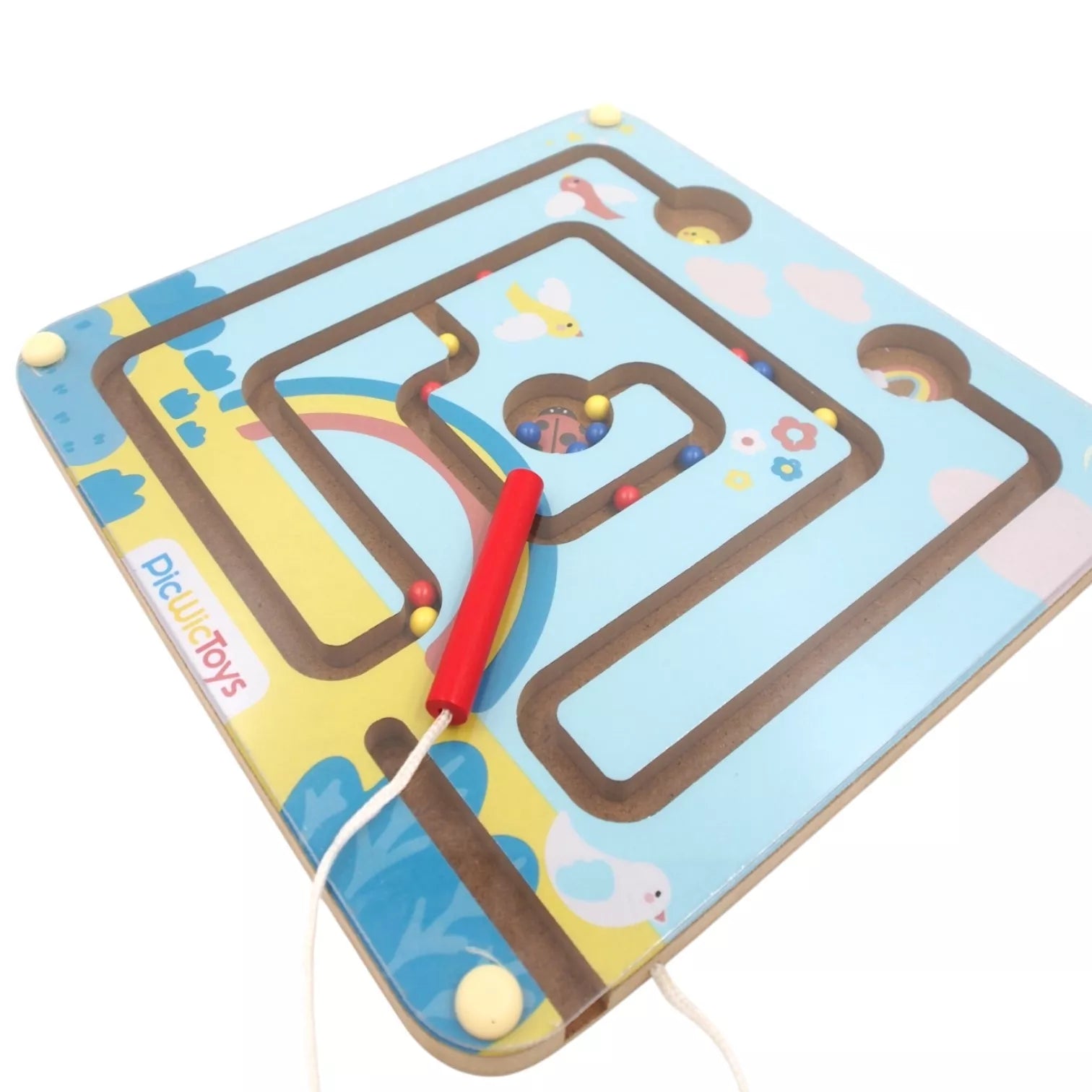 Medinis magnetinis labirintas vaikams PicwicToys