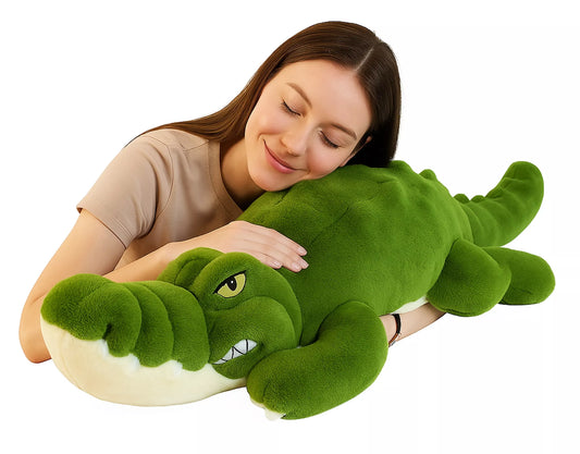 Minkštas pliušinis krokodilas – 100 cm