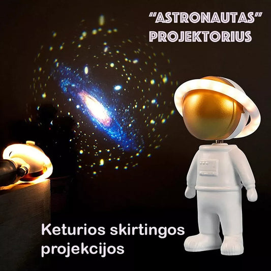 Naktinis projektorius "Astronautas"