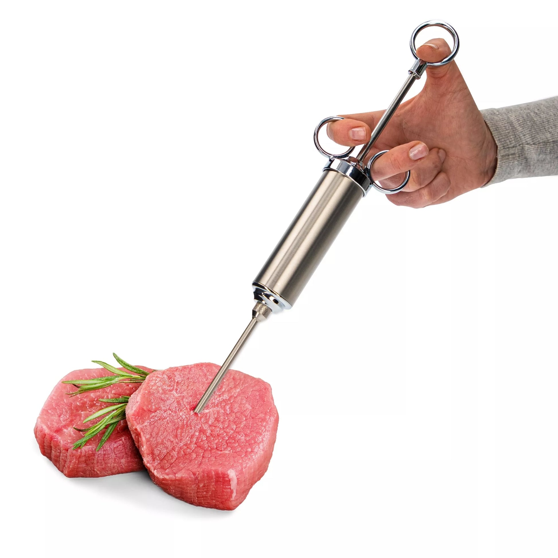 Nerūdijančio plieno mėsos švirkštas