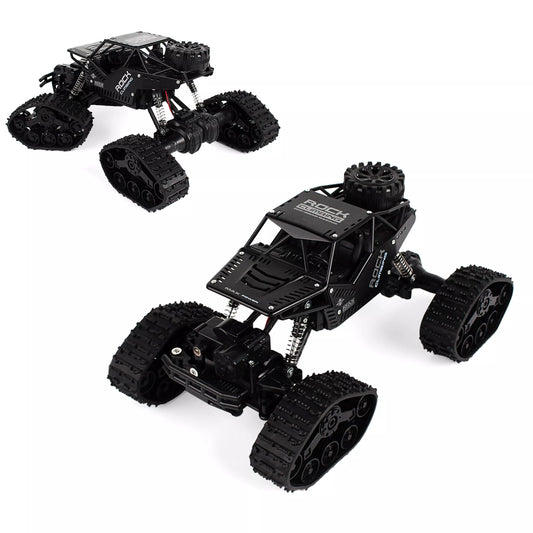 Nuotoliniu būdu valdomas visureigis su vikšrais