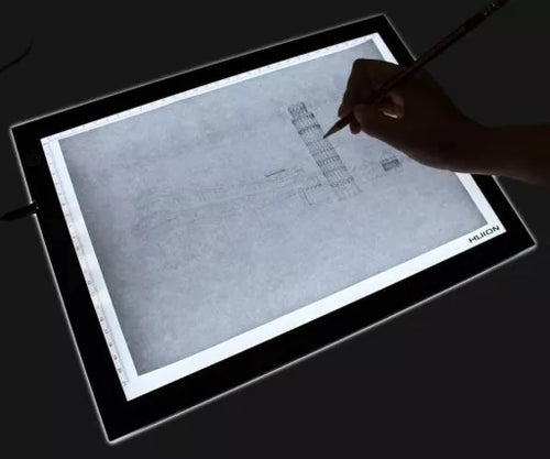 Piešimo lenta su LED apšvietimu A4