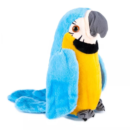 Pliušinė kalbanti papūga -atkartojanti garsus