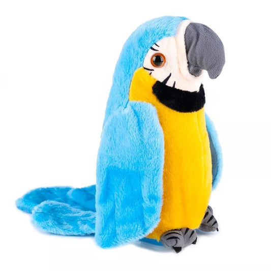 Pliušinė kalbanti papūga -atkartojanti garsus