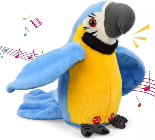 Pliušinė kalbanti papūga -atkartojanti garsus