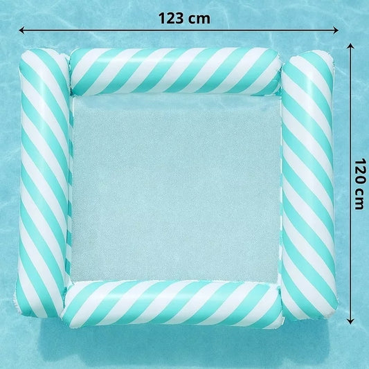 Pripučiamas vandens hamakas / čiužinys su tinkleliu