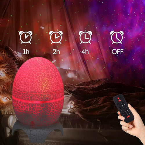 Projektorius Dinozauro Kiaušinio Formos su Garsiakalbiu