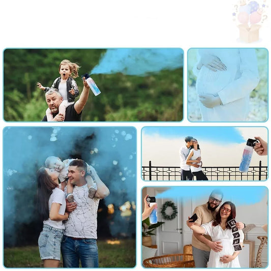 Purškiami dūmai "Berniukas ar mergaitė" - Geltona