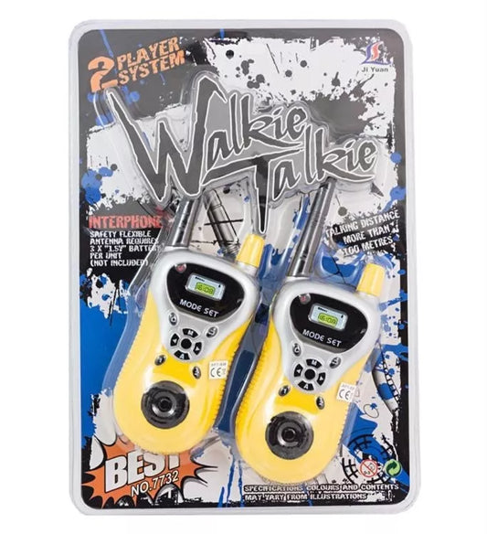 Racijų komplektas su ištraukiamomis teleskopinėmis antenomis WALKIE-TALKIE