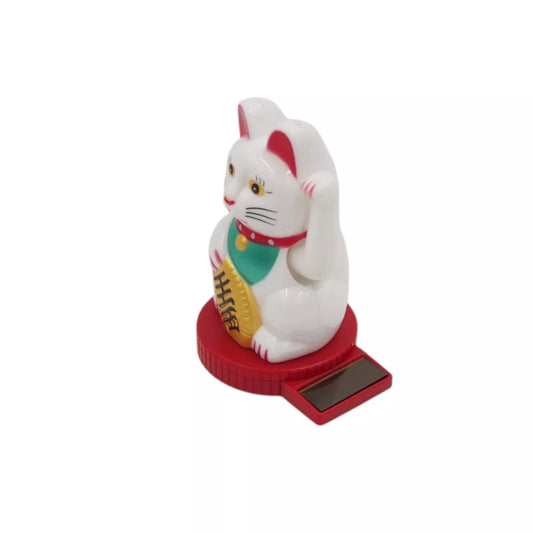 Saulės energija veikianti sėkmės katė „Maneki Neko“
