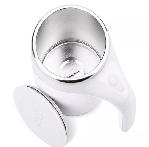 Savaime maišantis puodelis, Baltas