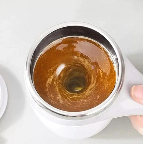 Savaime maišantis puodelis, Baltas