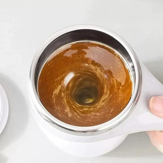 Savaime maišantis puodelis, Baltas