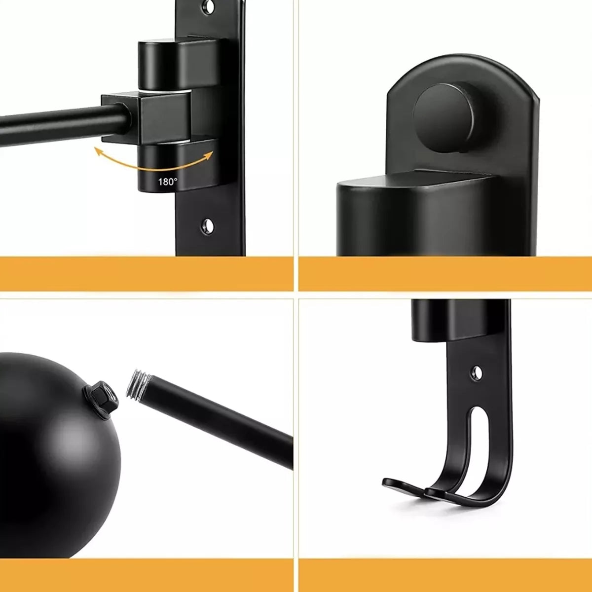 Sieninis laikiklis šalmui