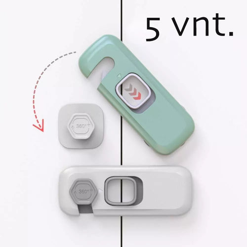 Spintelių Ir Stalčių Apsauga XLINE, 5 vnt.