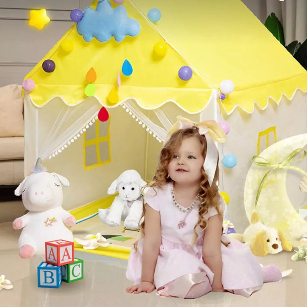 Vaikiška Palapinė - Namelis (mėlyna sp.)