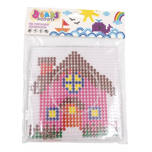 Vaikiškas karoliukų rinkinys „Namelis“