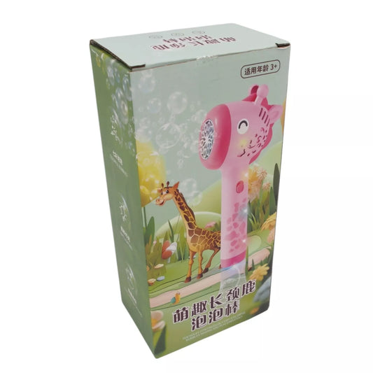 Vaikiškas muilo burbulų pūtimo aparatas – žirafa