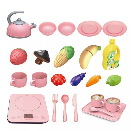 Vaikiškas virtuvės kriauklės rinkinys „Magic Kitchen Sink“ su priedais