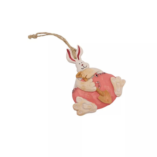 Velykinė pakabinama dekoracija – triušiukas, 15 cm