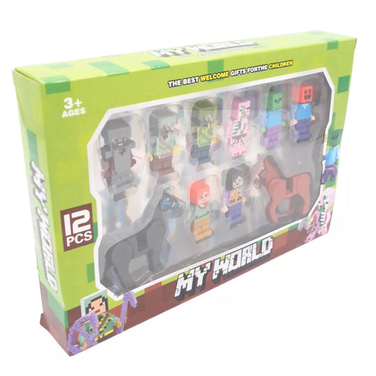 Žaislų rinkinys „My World“ Minecraft (12 vnt.)